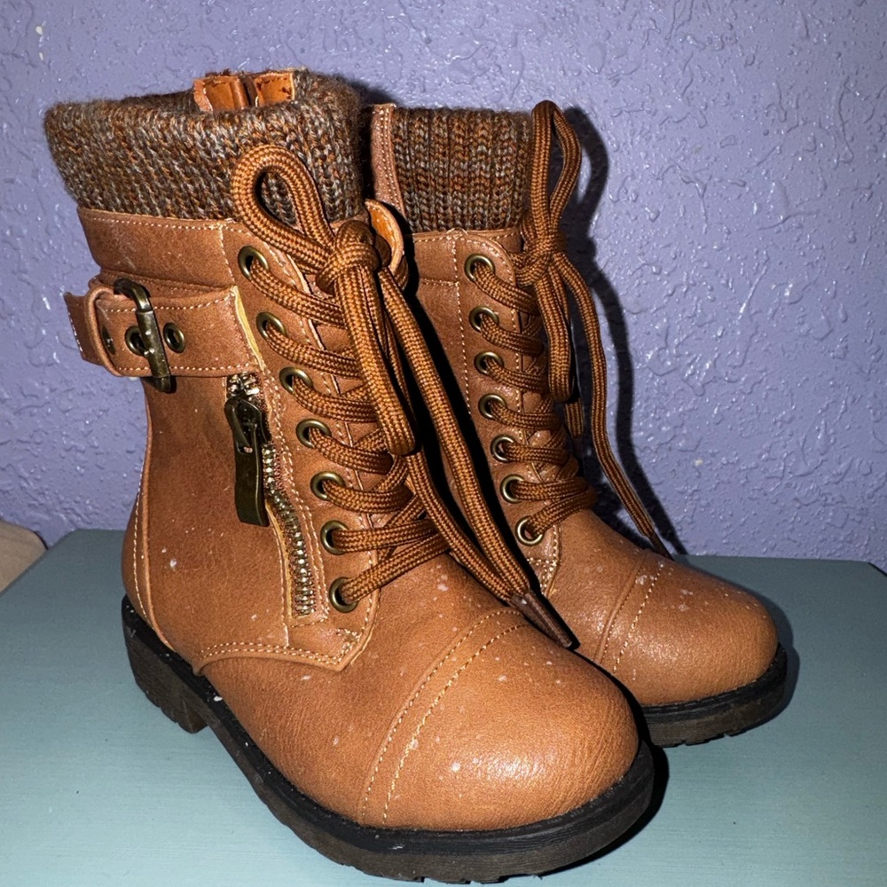 SHEIN Toddler Mid Calf Riding Winter Boots